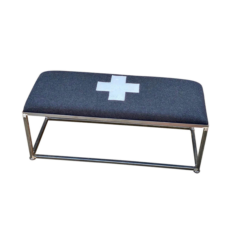 Metal Frame Bench - Multiple Fabric Options