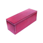 Leather Wine Box - Red